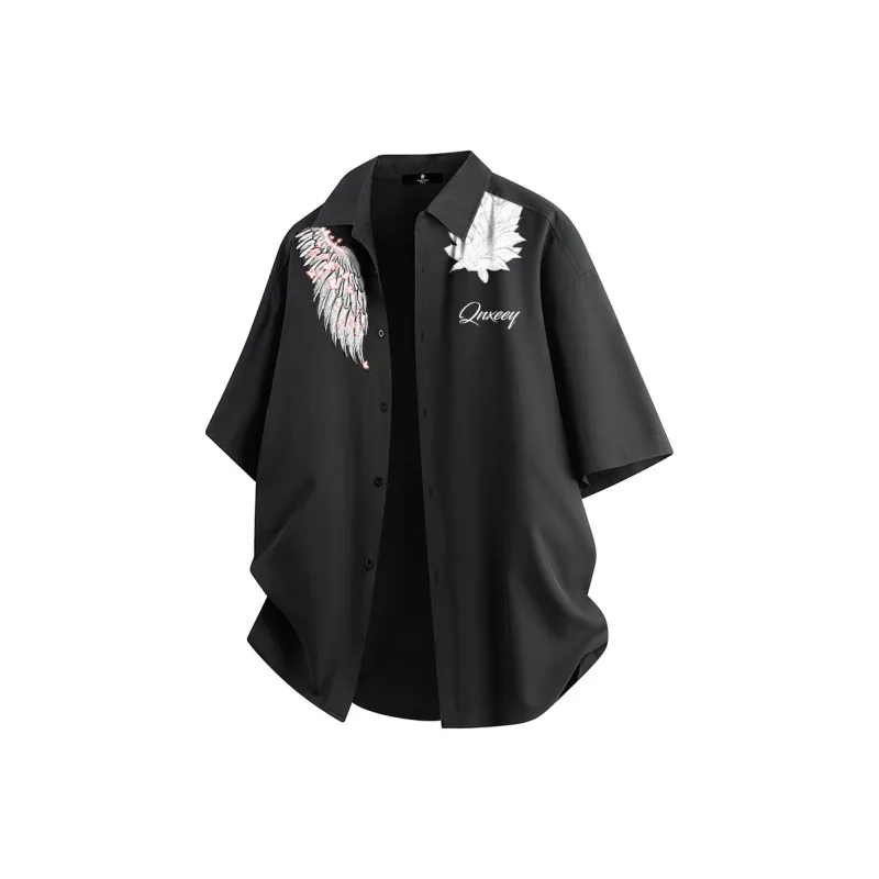 Qnxeey Shirts Unisex-0