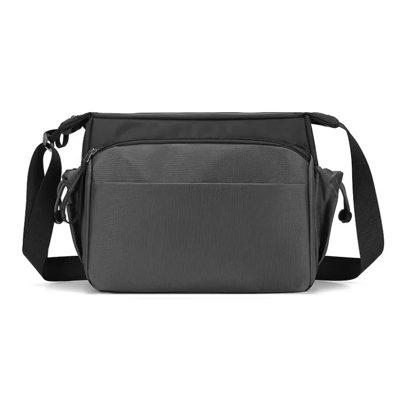 Boniu Nylon Shoulder Bag Unisex Black-3