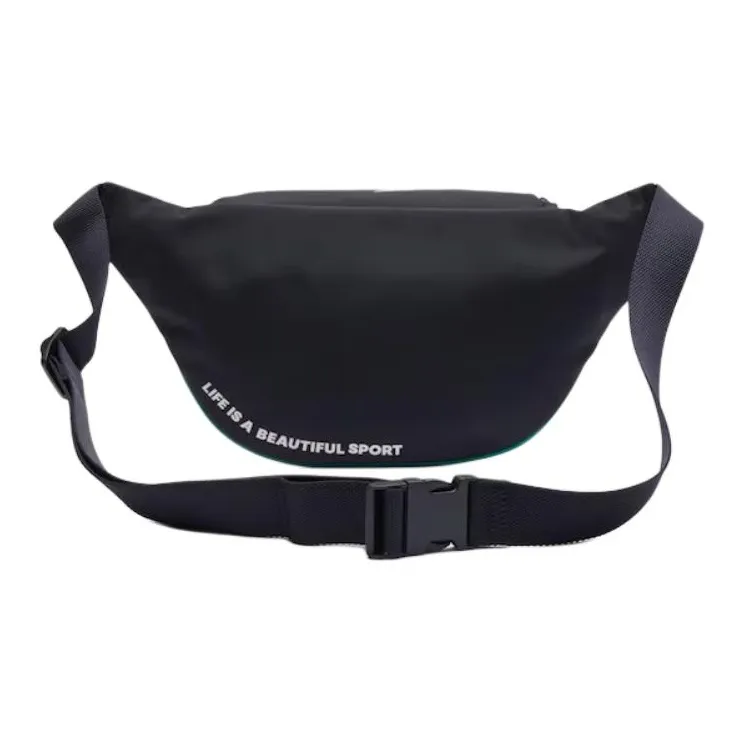 LACOSTE Nylon Fanny Pack Men's Black-1