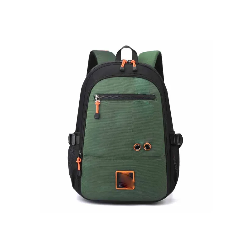 Boniu Nylon Fabric Backpack Unisex Black/Gray/Royal Blue/Jasper/Gray Green-8