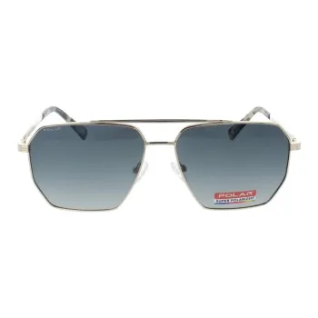 Polar Metal Aviator Sunglasses Unisex Gold