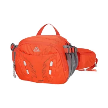AIONE Nylon Fabric Fanny Pack Unisex Striped Orange