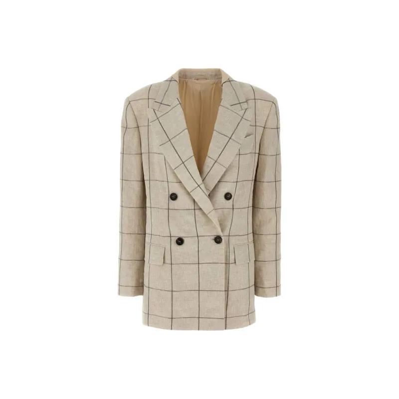 Brunello Cucinelli Business Suit Women's Beige-0