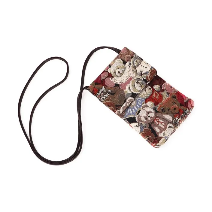 DANNYBEARJEANS Fabric Shoulder Bag Trumpets Unisex D'Lites Coffee-1