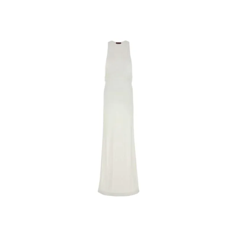 GUCCI Sleeveless Dress Women's White-0