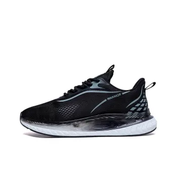 Warrior Slip Resistant And Breathable Low Top Casual Running Shoes Men's Black