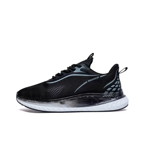 Warrior Slip Resistant And Breathable Low Top Casual Running Shoes Men's Black