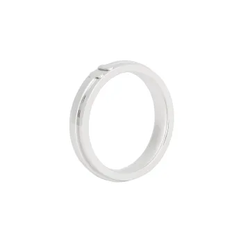 TIFFANY & CO. 18K White Gold Rings Unisex