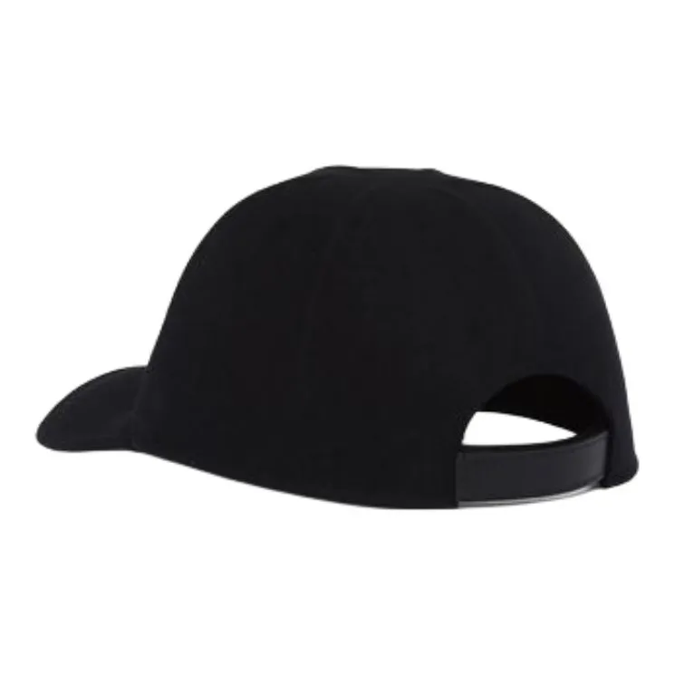 PRADA Wool Baseball Caps Unisex Black-1