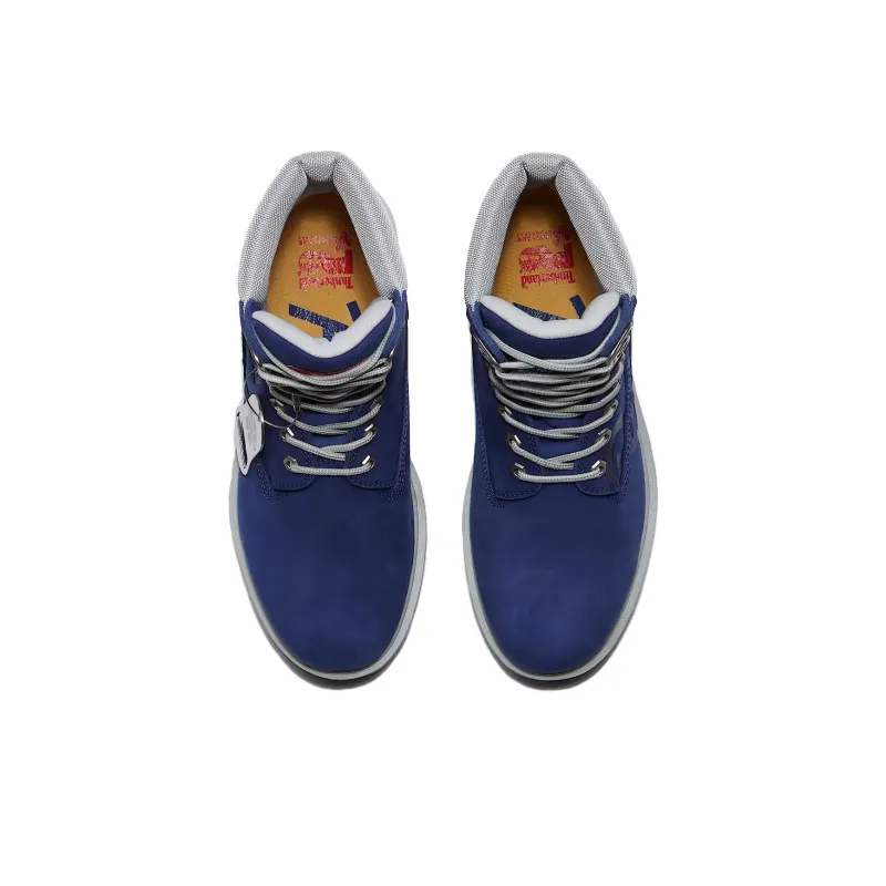 PABST BLUE RIBBON x Timberland PRO Abrasion Resistant Short Outdoor Boots Men's Blue-3