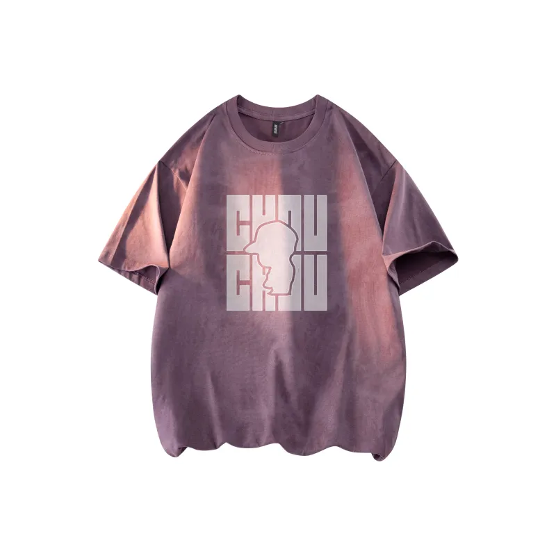 CHOUCHOUS Drop Shoulder Sleeve T Shirt Women's-8