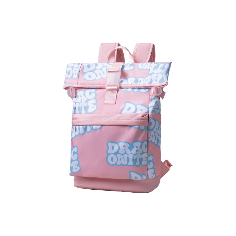 DRACONITE Polyester Backpack Unisex Dusty Pink-10