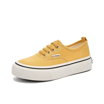 La Chapelle Low Top Canvas Shoes Women's Yellow