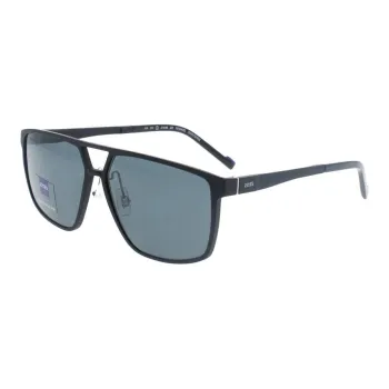 ZEISS Acetate Square Sunglasses Men's Black