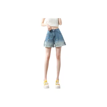 SITOL Denim Shorts Women's Blue