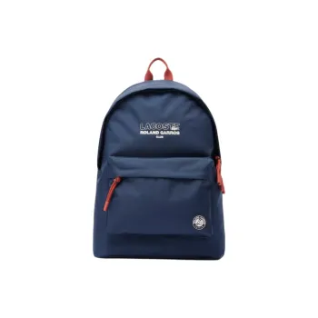 LACOSTE Polyester Backpack Unisex Blue