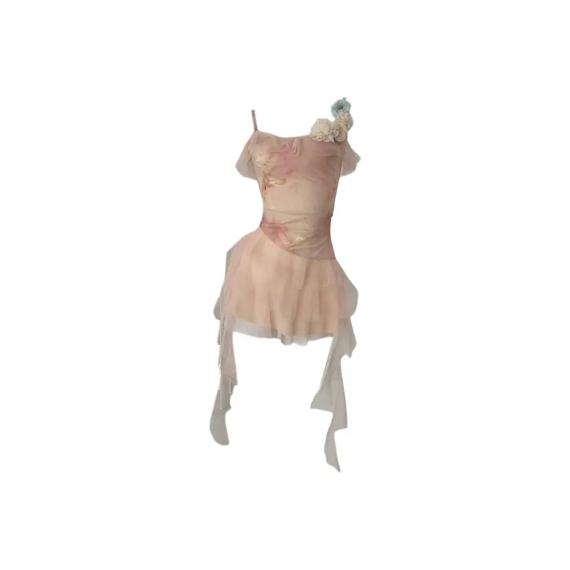 FLIM Slip Dresses Women's Pink-0