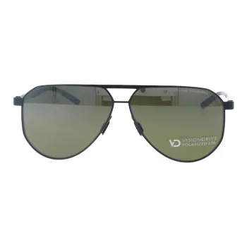 PORSCHE DESIGN Titanium Aviator Sunglasses Men's Black