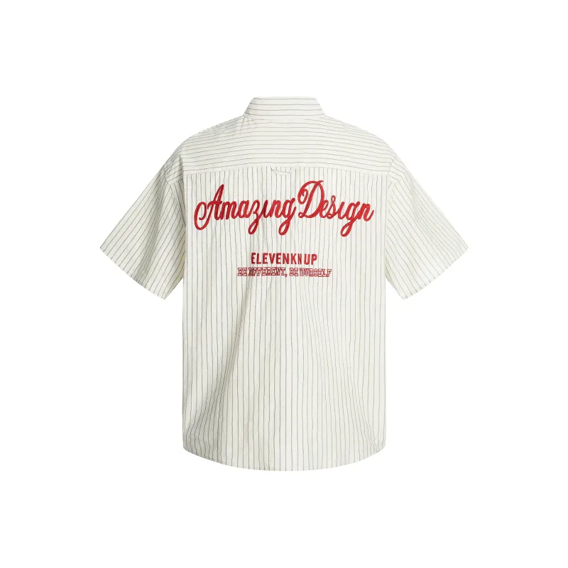GBXM Shirts Unisex Beige Stripes-1
