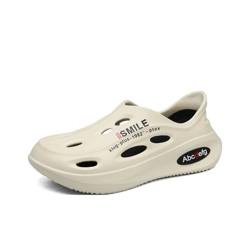 Budding Bear EVA Odor Resistant Abrasion Resistant Slip Resistant Closed Toe Slippers Men's-1