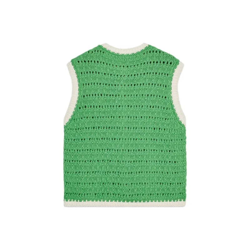 ZARA Tank Tops Women's Green-1