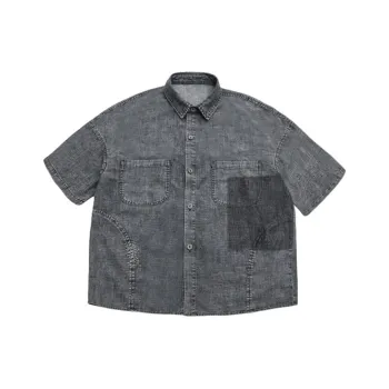 HLPT Shirts Unisex Black Gray Color