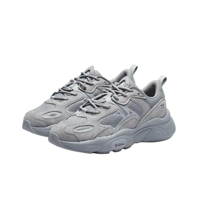 FILA Mars 2 Anti Slip Wear Resistant Low Top Casual Shoes Women's Gray-1