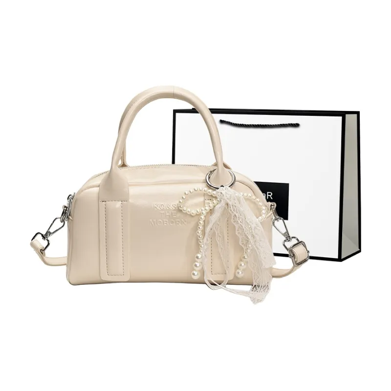 ALLDeaR PU Boston Bag, Shoulder Bag, Crossbody Bag, Handbag Women's Multicolor-0