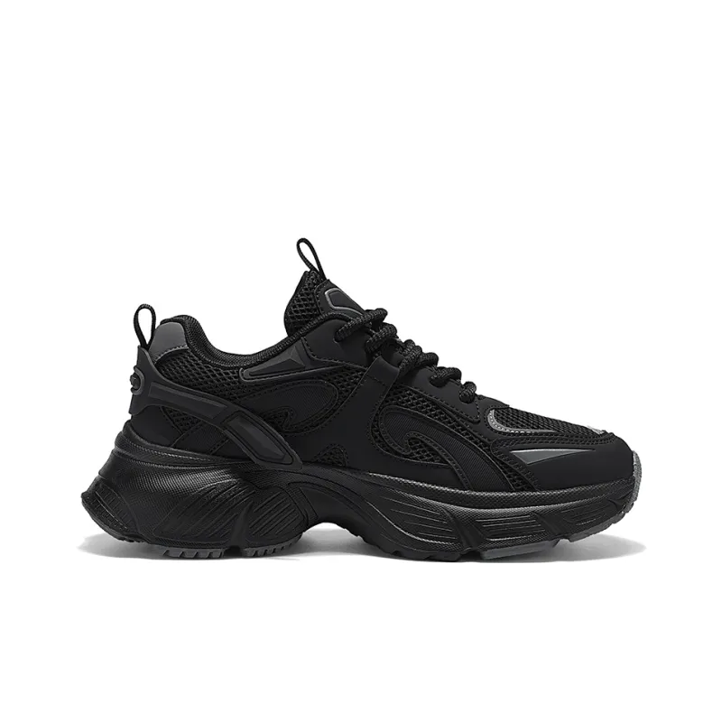 ZOIBBOE Cushioning Abrasion Resistant Lightweight Height Increasing Mat Low Top Chunky Sneakers Men's-2