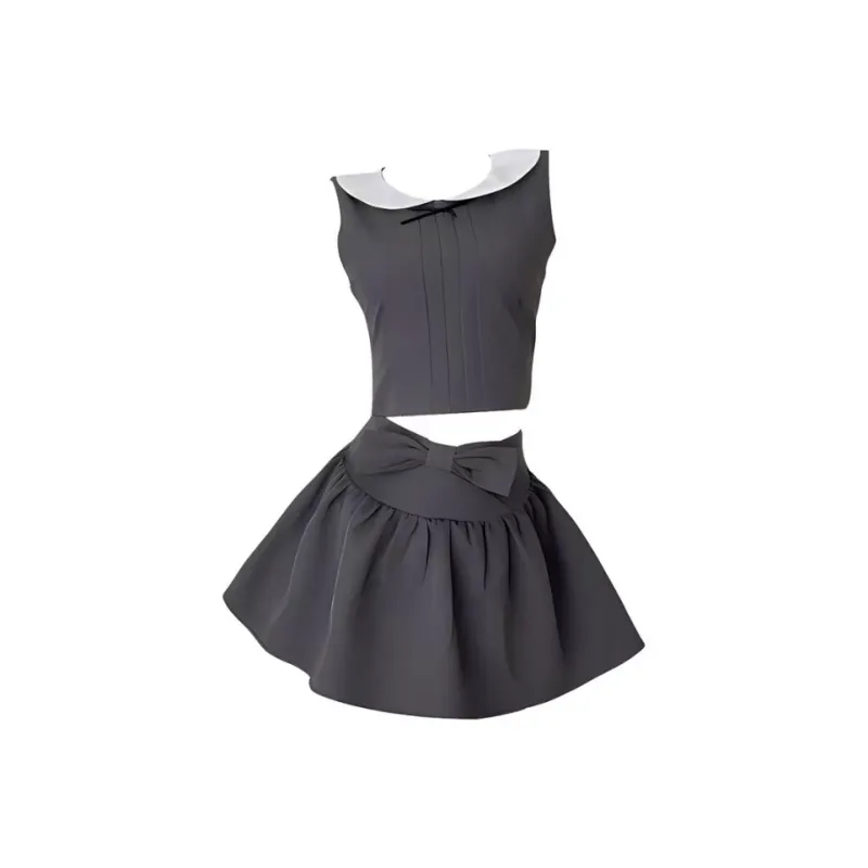 PUREIDOL Two Piece Skirt Sets Women's-0