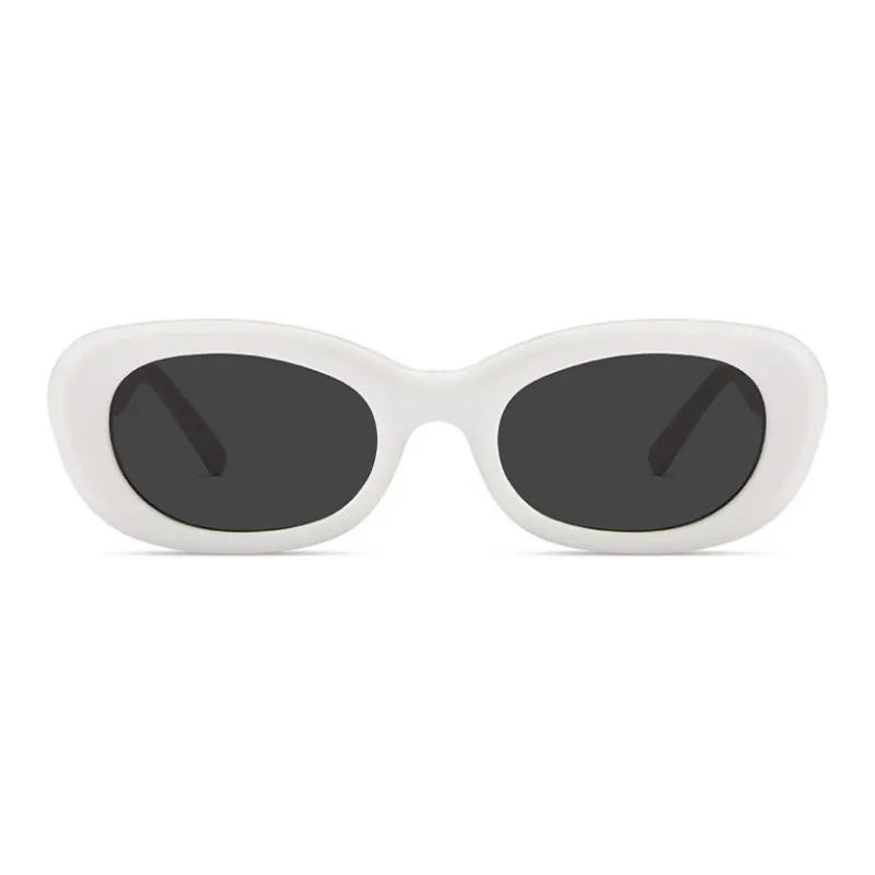 CAPONI Plate Frame Cat Eye Sunglasses Unisex-9