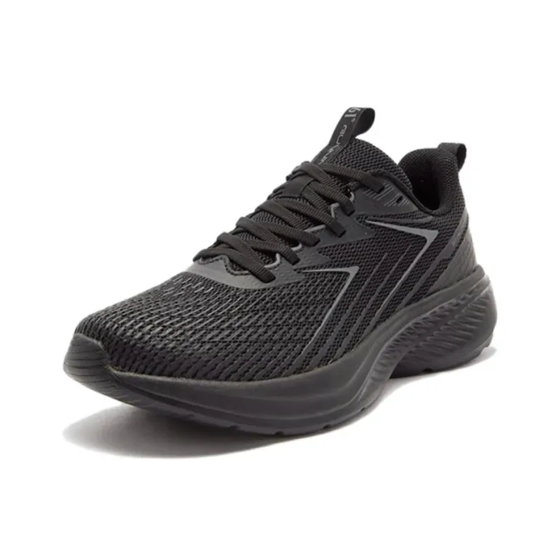 361° Breathable Moisture Wicking Low Top Casual Running Shoes Men's Black-1