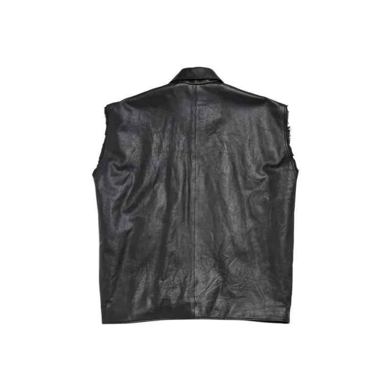 Balenciaga Vest Regular Fit Men's Black-1