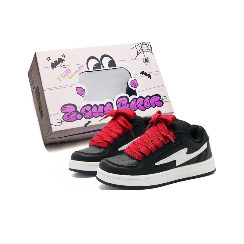 Z.SUO Coverage Waterproof Abrasion Resistant Lightweight Low Top Skateboard Shoes Unisex-17