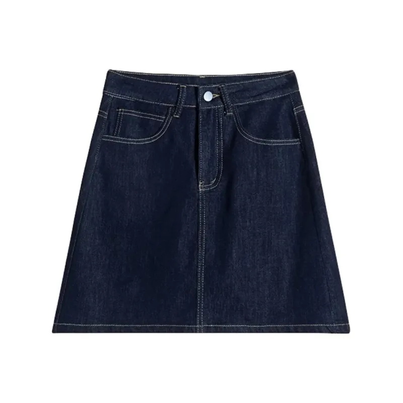YINLEI Denim Short Skirts Women's-3