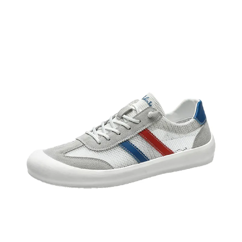 Mulinsen Abrasion Resistant, Lightweight, And Breathable Low Top Skateboard Shoes Men's-0