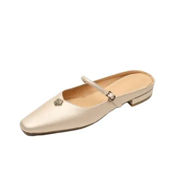 WUJI Abrasion Resistant, Odor Resistant Closed Toe Slippers Women's