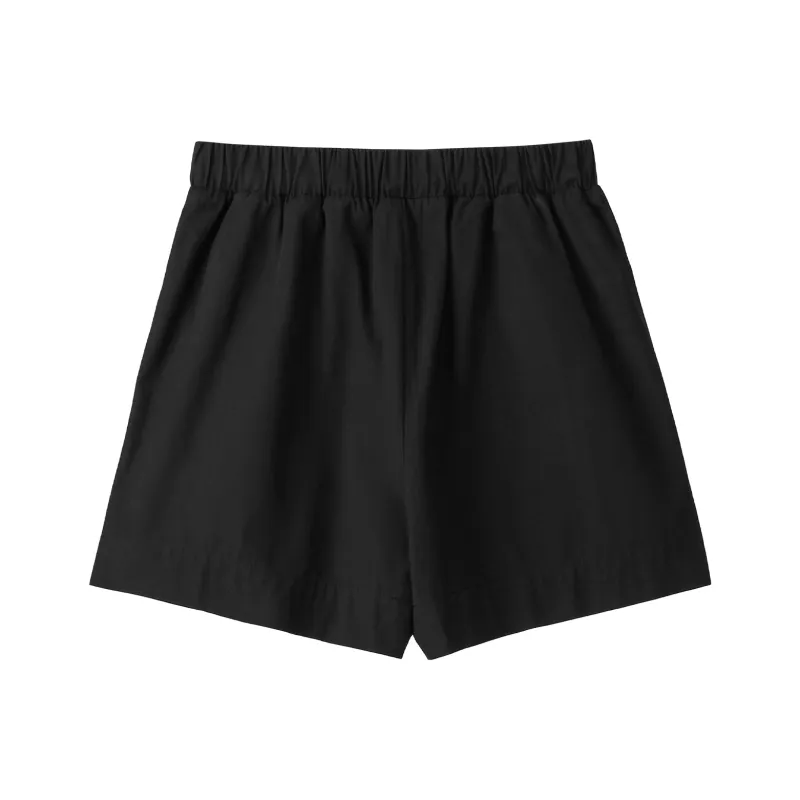 Fstudio Summer Korean Style Petite Effortless Style Lace Up 100% Cotton Casual Shorts Women's-2