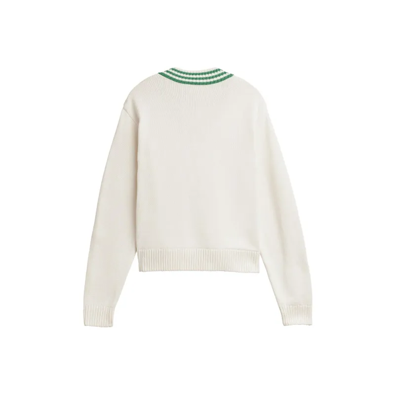 Adidas Originals Sporty & Rich V Neck Sweater-1