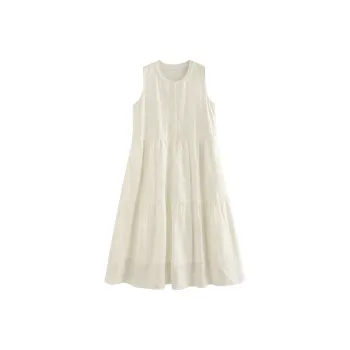 Initial Language Sleeveless Dress Women's