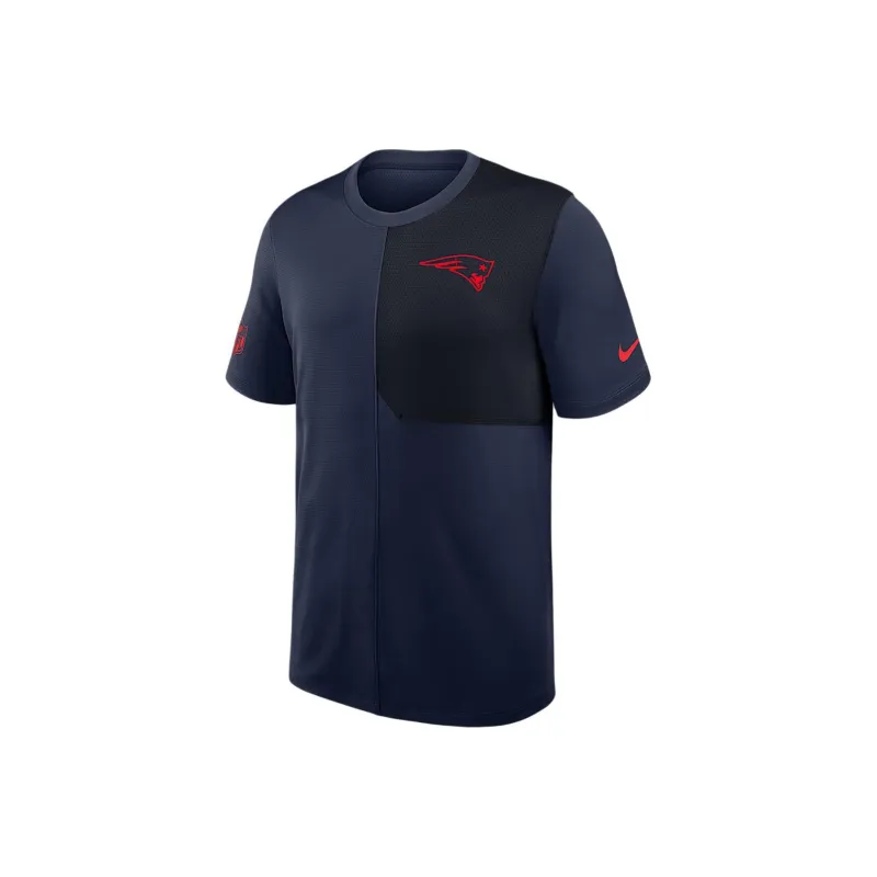 Nike New England Patriots Sideline Coach Men's Nike Dri FIT Nfl Top-0