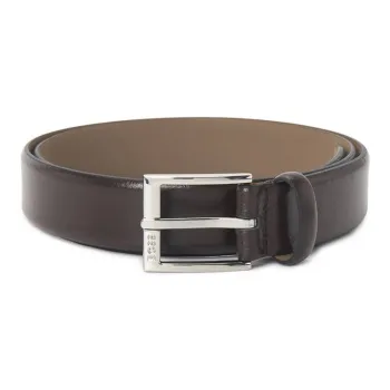 BOSS Leather Belts Men's Brown 3CM