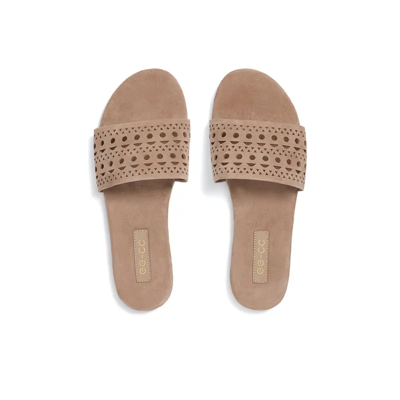 GG CC Cut Out Slip Resistant Resort Style Slide Slippers Women's-2