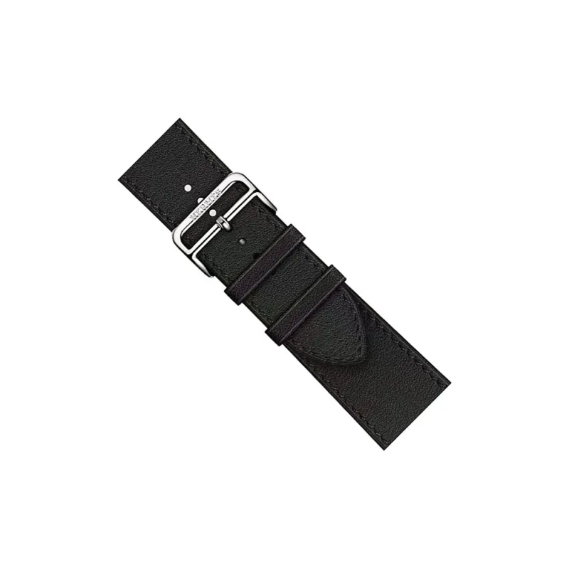 HERMES Apple Compatibility Watch Band 45mm Cowhide Leather Material-3