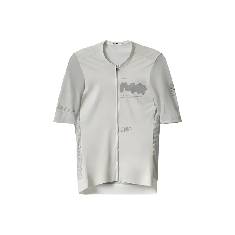 MAAP Aerate Pro Air Jersey 3.0 Fog Cycling Clothing Men's Mist Shadow Gray-0