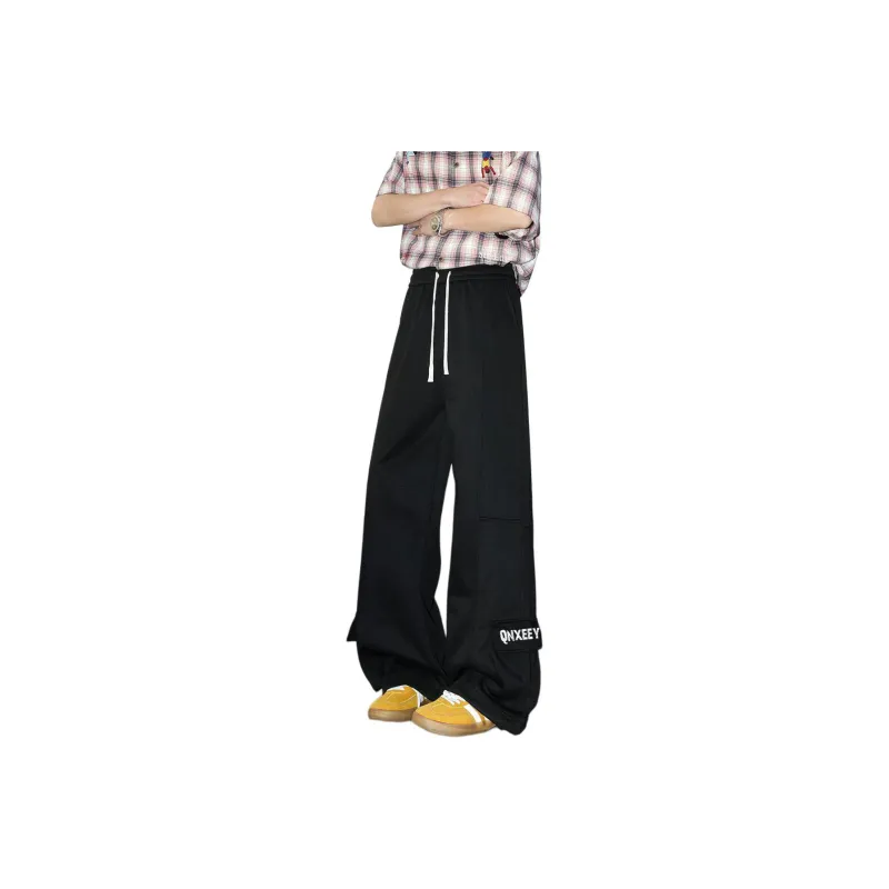 Qnxeey Casual Pants Unisex-0