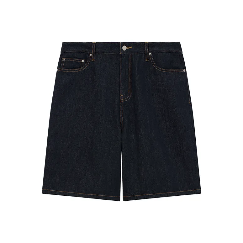 COVERNAT SS25 Denim Shorts Men's Indigo-0