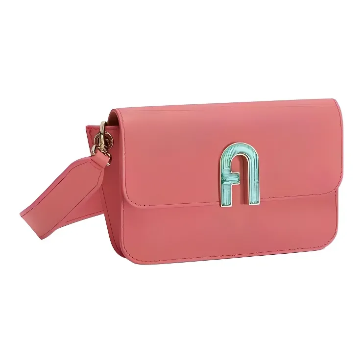 Furla Cosy Leather Shoulder Bag Crossbody Bag Mini Women's Pink Water Lily-1