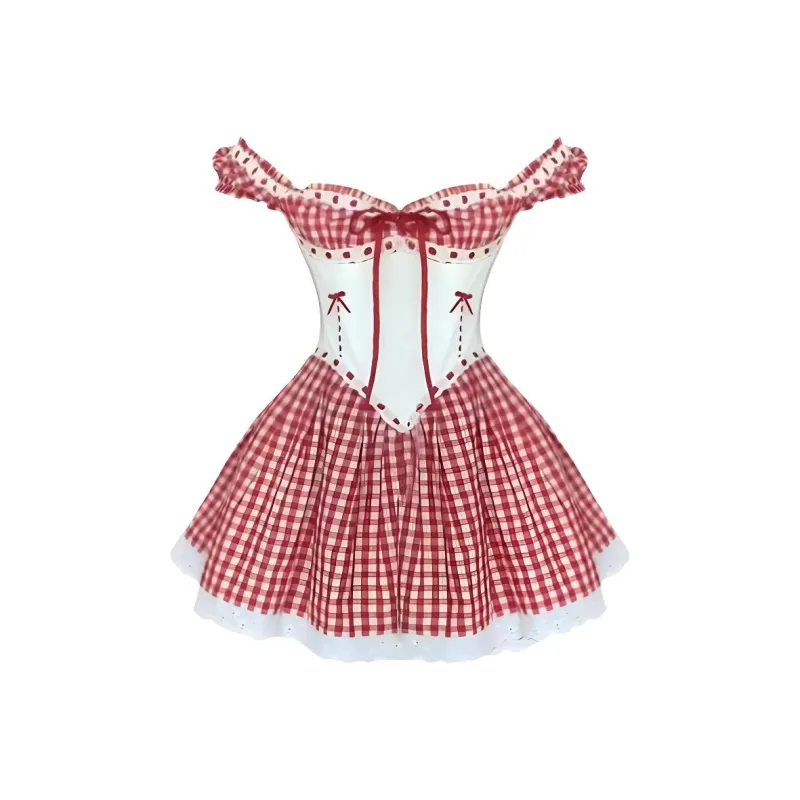 AINUOERMY Short Sleeved Dress Women's-0