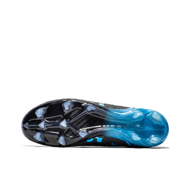 Binary FG Firm Ground Shock Absorbers With Slip Resistant And Abrasion Resistant Properties Soccer Shoes Unisex Black-3